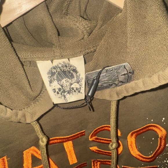 Watson Dept. Los Angeles California DEPARTMENT HOODIE (BROWN) Size Small - Picture 2 of 4